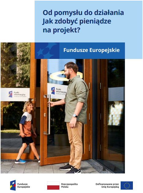 Okładka broszury \"Od pomysłu do działania\"