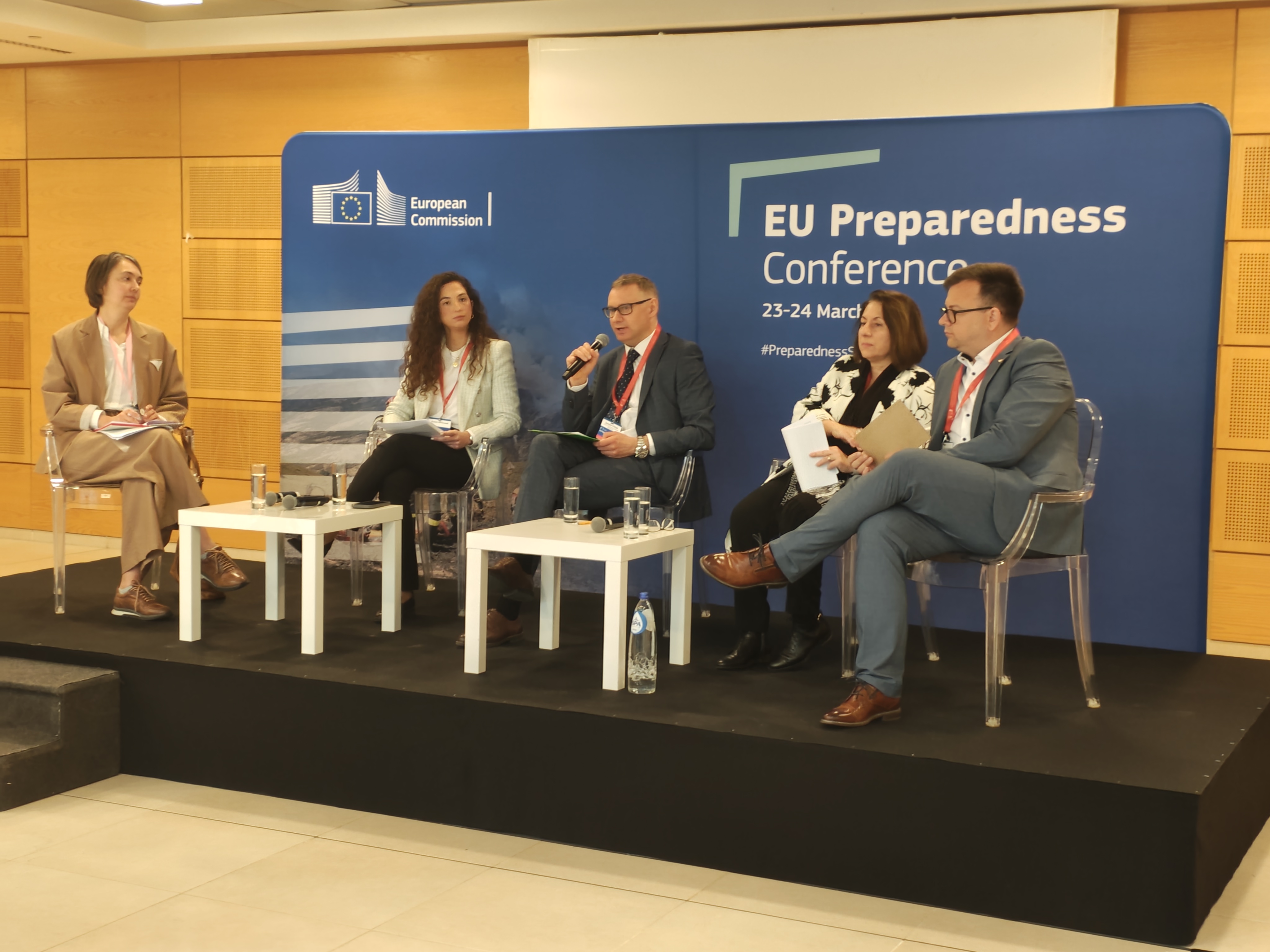 na zdjęciu paneliści konferencji „EU Preparedness Conference” 